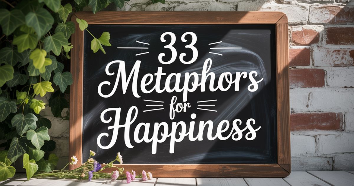 33 Metaphors for Happiness