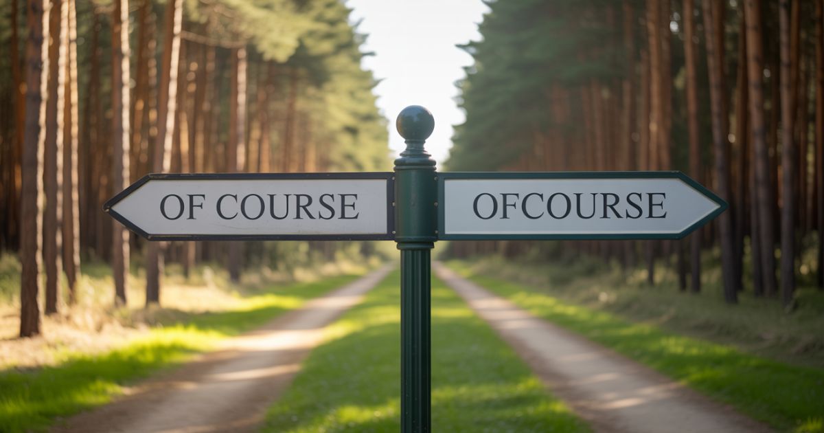 Of Course or Ofcourse Which One Should You Use