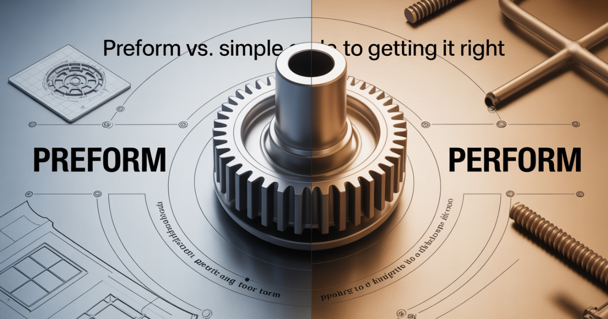Preform vs. Perform: A Simple Guide to Getting It Right